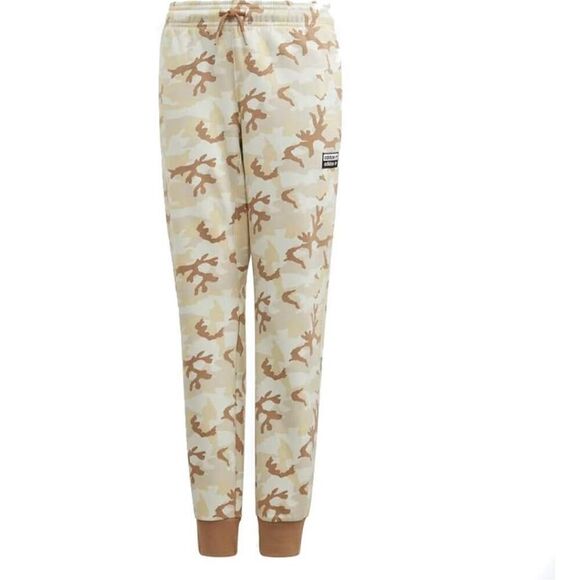 Adidas Kids Beige Camo Jogger Sweatpants Size Large - Picture 1 of 5